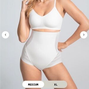 Honeylove Queen Brief White Shapewear Set